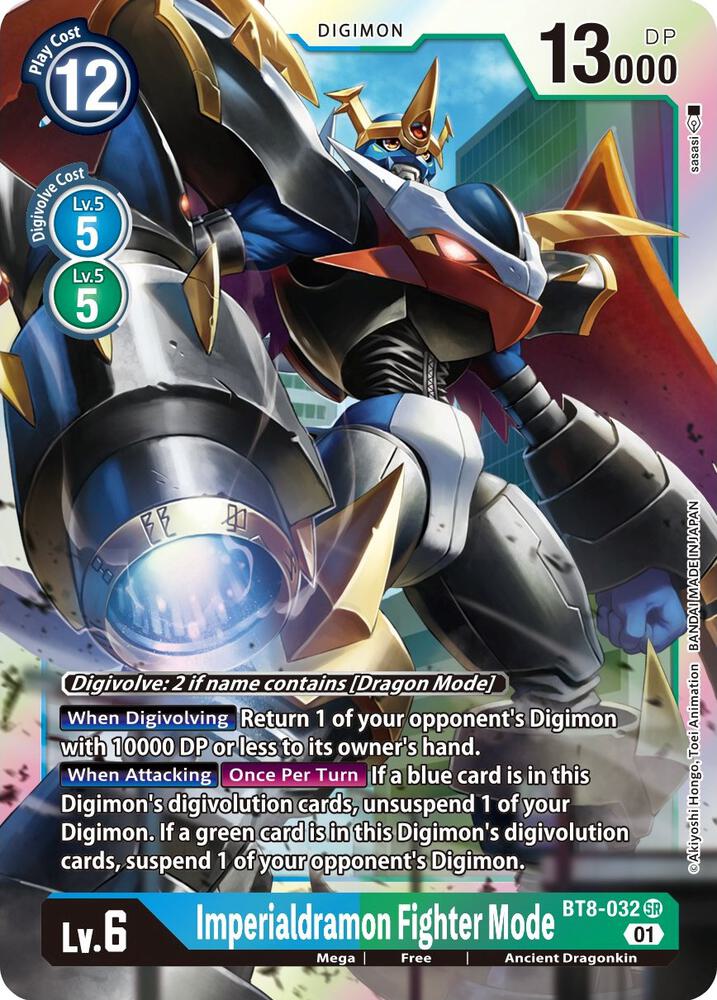 Imperialdramon Fighter Mode, New Awakening BT8-032 SR