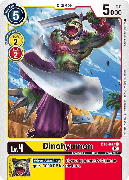 Dinohyumon, New Awakening BT8-037 U