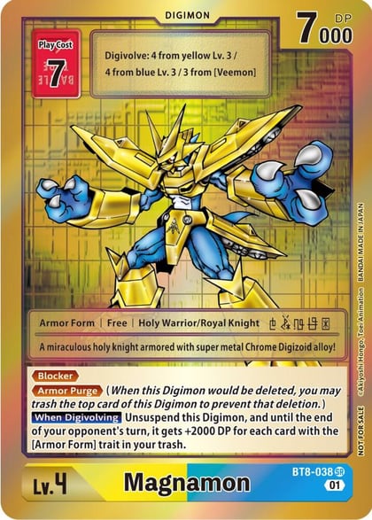 Magnamon (Tamer Party -Special-), New Awakening BT8-038 SR