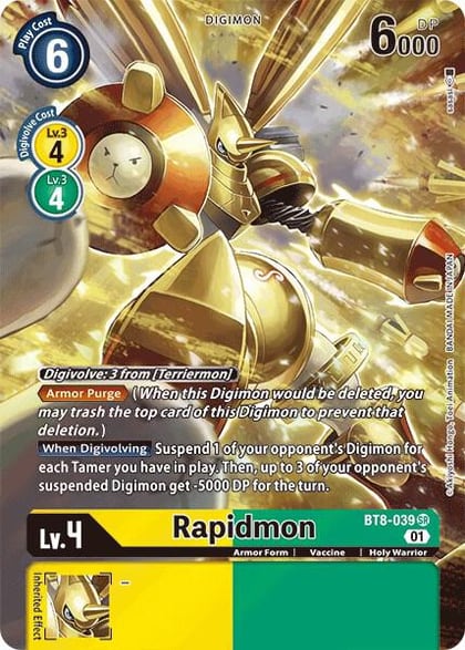 Rapidmon (Alternate Art), New Awakening BT8-039 SR
