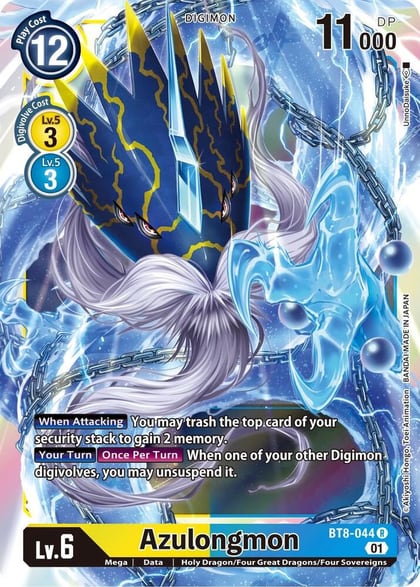 Azulongmon, New Awakening BT8-044 R