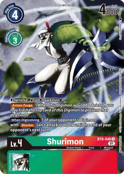 Shurimon (Official Tournament Pack Vol.9), New Awakening BT8-048 U