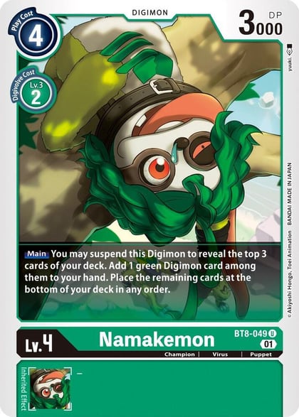 Namakemon, New Awakening BT8-049 U