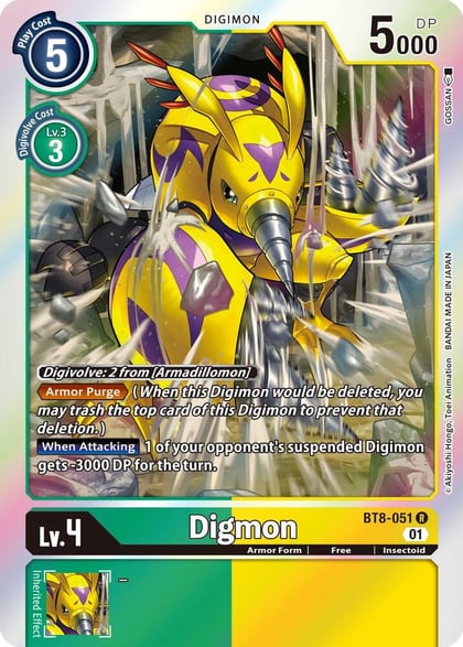 Digmon, New Awakening BT8-051 R