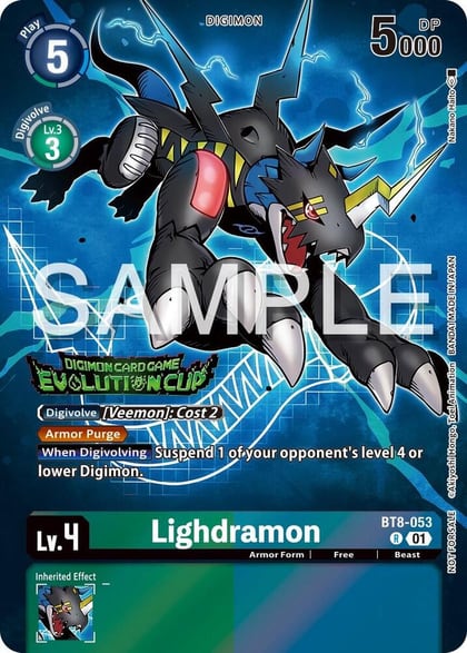 Lighdramon - BT8-053 (2024 Evolution Cup), New Awakening BT8-053 R