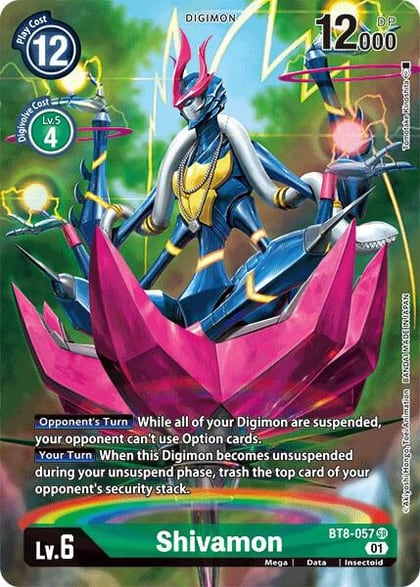Shivamon (Alternate Art), New Awakening BT8-057 SR