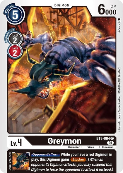 Greymon, New Awakening BT8-064 C