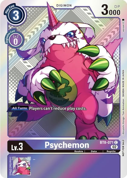 Psychemon (Versus Royal Knight Booster Pre-Release), New Awakening BT8-071 C