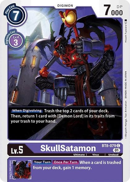 SkullSatamon, New Awakening BT8-079 C