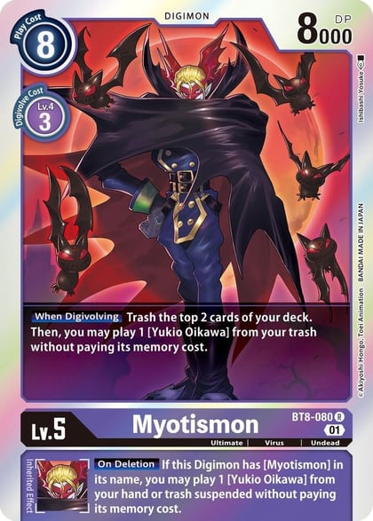 Myotismon, New Awakening BT8-080 R