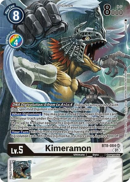 Kimeramon (Alternate Art), New Awakening BT8-084 SR