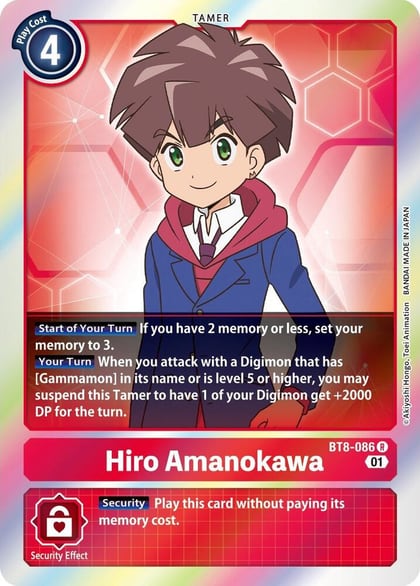 Hiro Amanokawa, New Awakening BT8-086 R