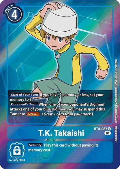 T.K. Takaishi (Box Topper), New Awakening BT8-087 U