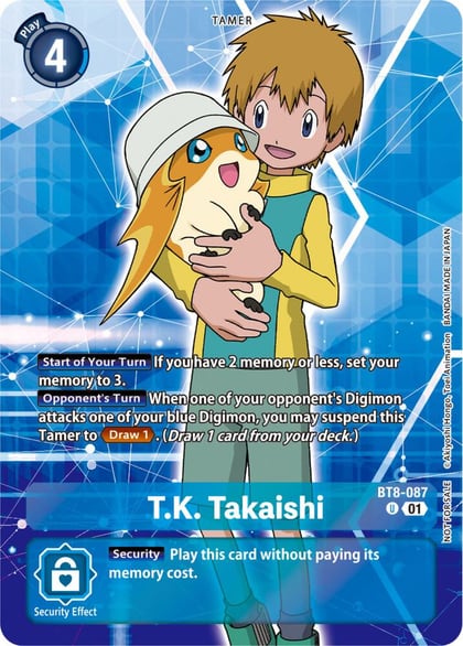 T.K. Takaishi (Tamer Party Pack -The Beginning-), New Awakening BT8-087 U