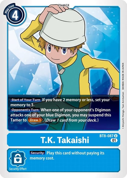 T.K. Takaishi, New Awakening BT8-087 U