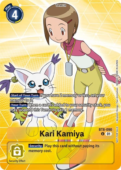 Kari Kamiya (Tamer Party Pack -The Beginning-), New Awakening BT8-090 U
