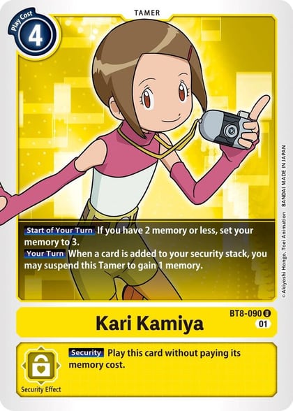 Kari Kamiya, New Awakening BT8-090 U