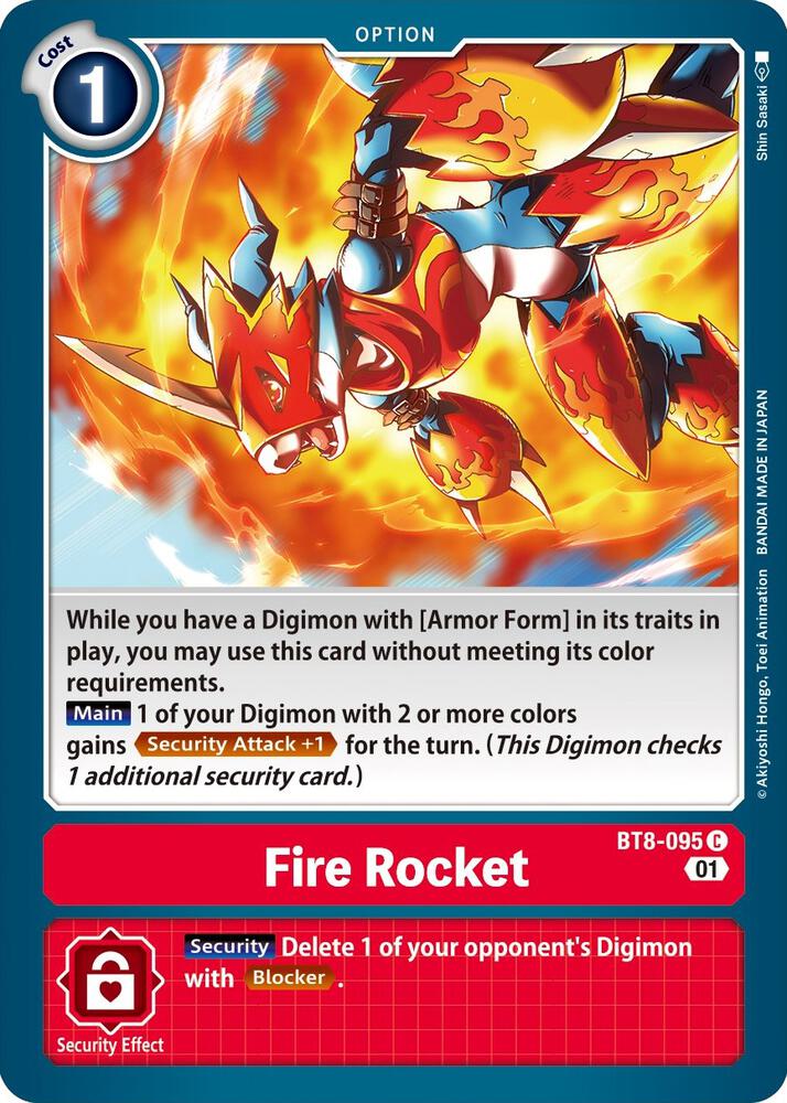 Fire Rocket, New Awakening BT8-095 C
