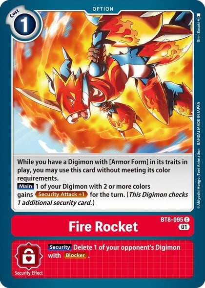 Fire Rocket, New Awakening BT8-095 C