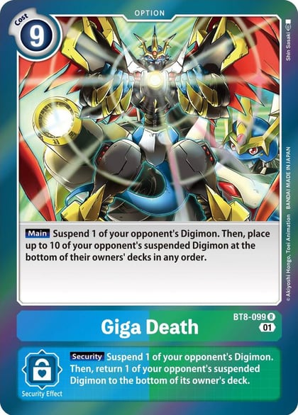 Giga Death, New Awakening BT8-099 R