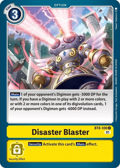 Disaster Blaster, New Awakening BT8-100 C