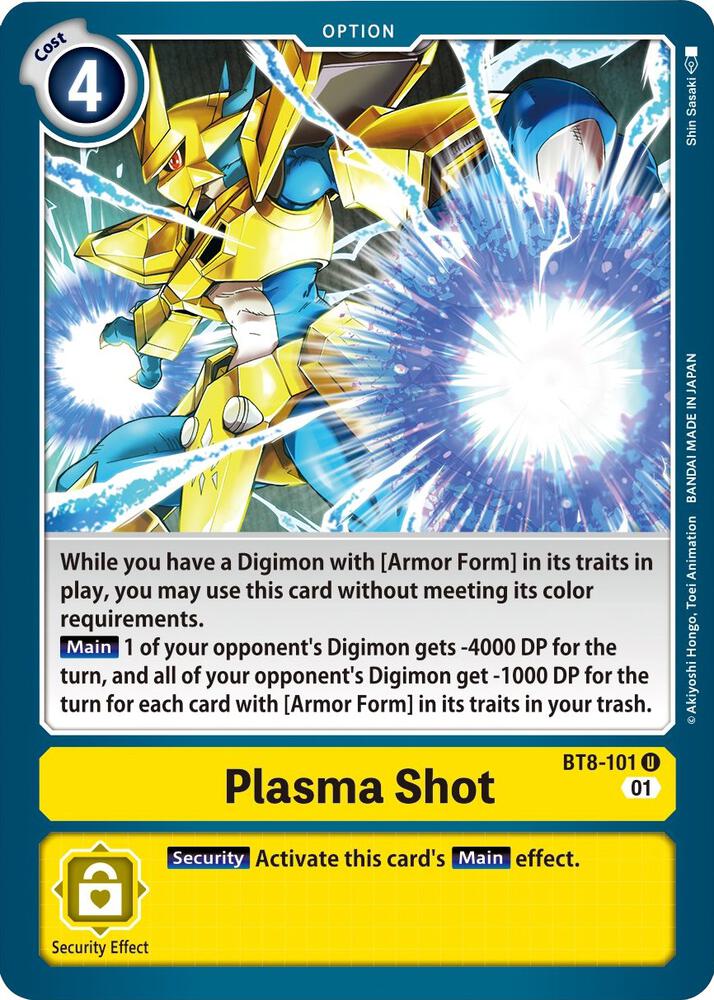 Plasma Shot, New Awakening BT8-101 U