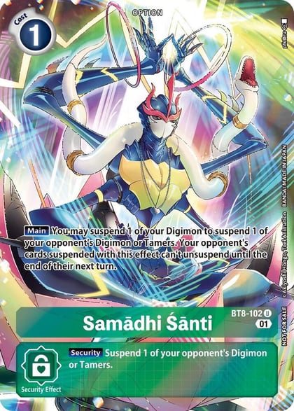 Samadhi Santi (Summer 2022 Dash Pack), New Awakening BT8-102 U