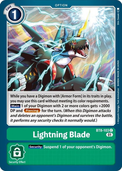 Lightning Blade, New Awakening BT8-103 C