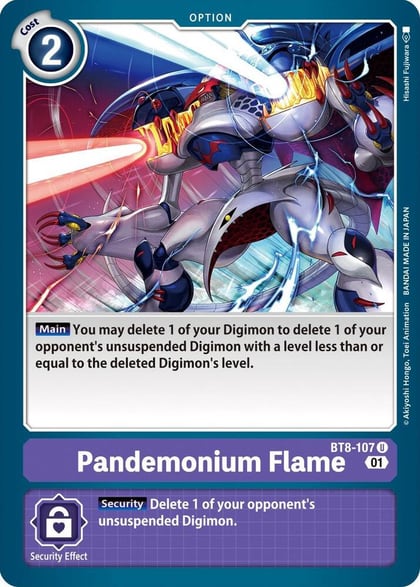 Pandemonium Flame, New Awakening BT8-107 U