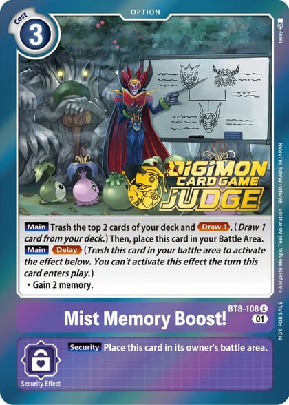 Mist Memory Boost! (Judge Pack 3), New Awakening BT8-108 C