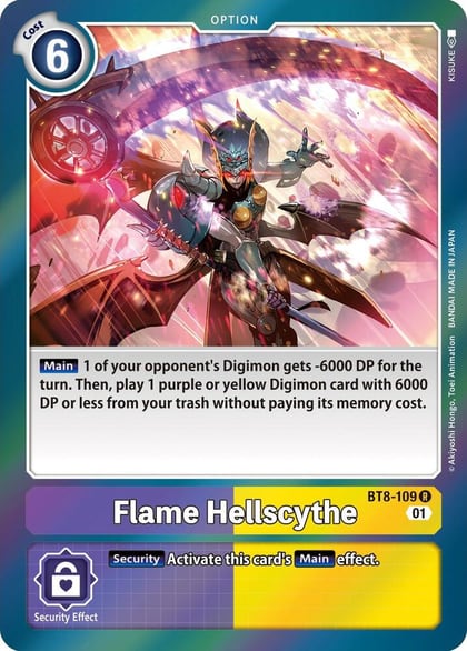 Flame Hellscythe, New Awakening BT8-109 R
