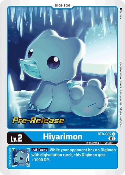 Hiyarimon, New Awakening Pre-Release Cards BT8-002 U