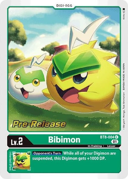 Bibimon, New Awakening Pre-Release Cards BT8-004 U