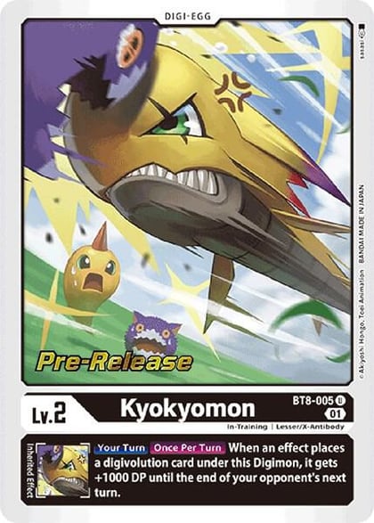 Kyokyomon, New Awakening Pre-Release Cards BT8-005 U