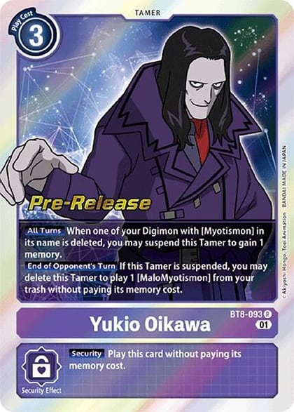 Yukio Oikawa, New Awakening Pre-Release Cards BT8-093 R