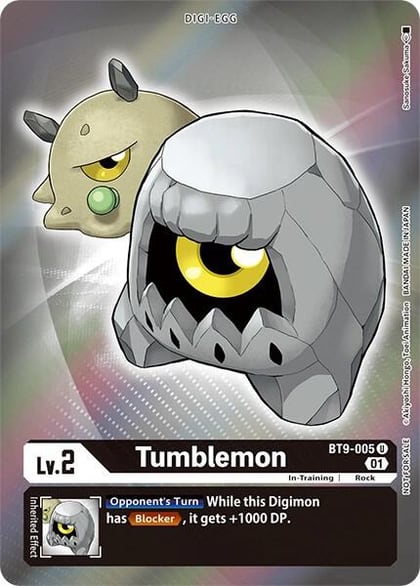 Tumblemon (Box Topper), X Record BT9-005 U