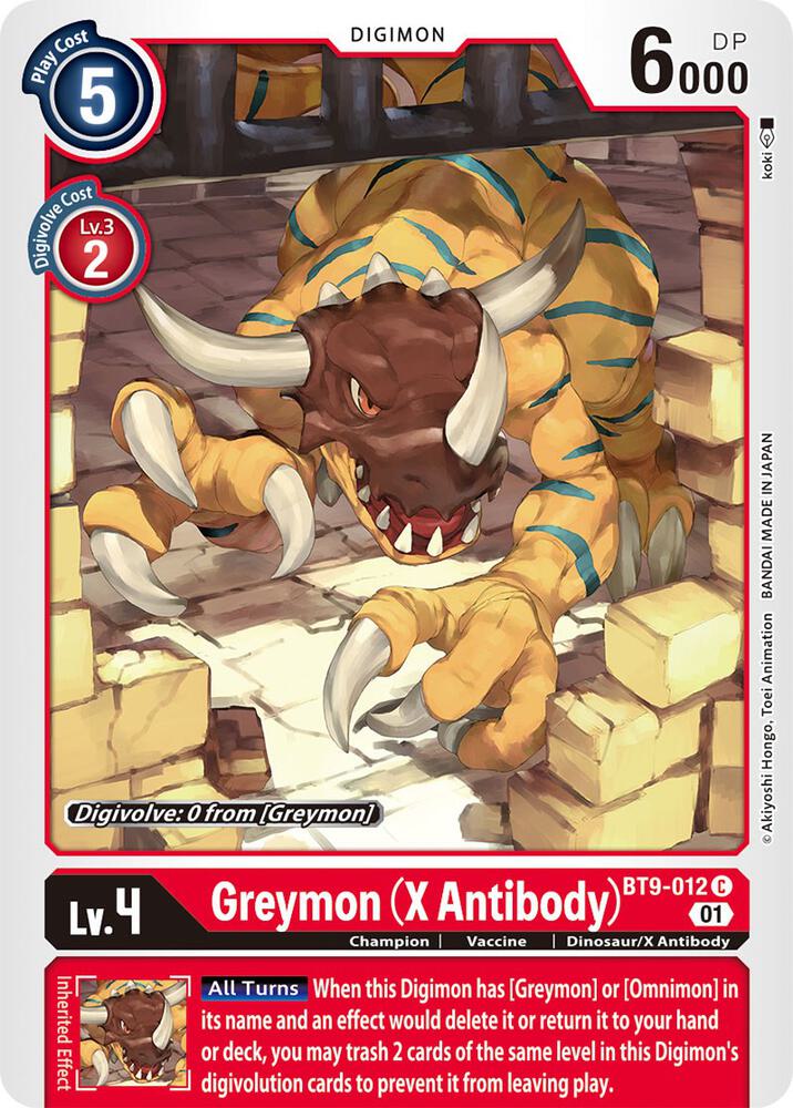 Greymon (X Antibody), X Record BT9-012 C