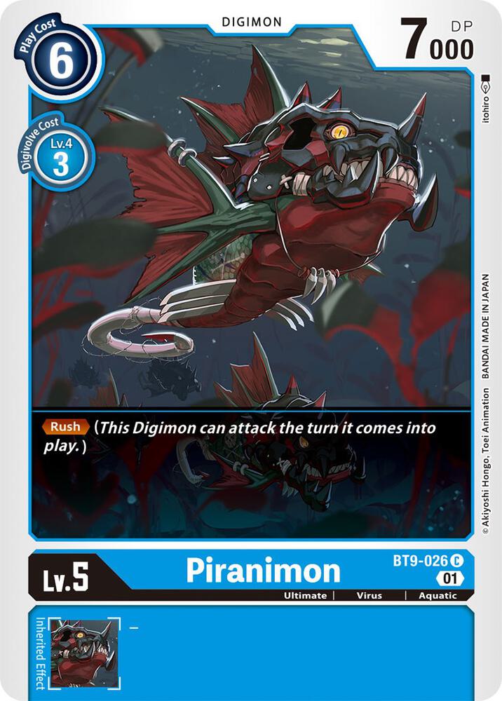 Piranimon, X Record BT9-026 C