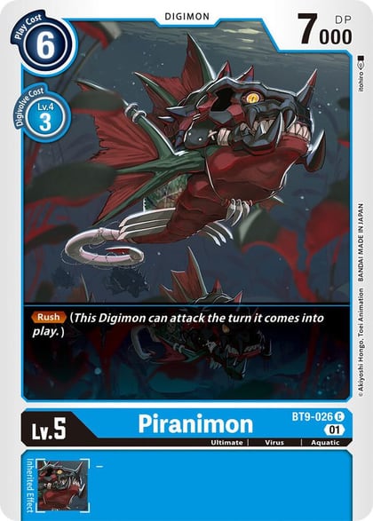 Piranimon, X Record BT9-026 C
