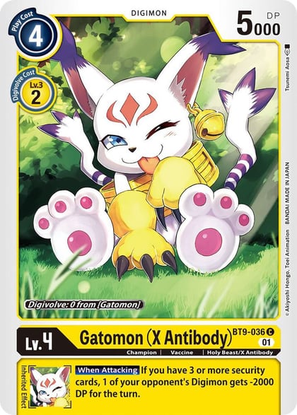 Gatomon (X Antibody), X Record BT9-036 C