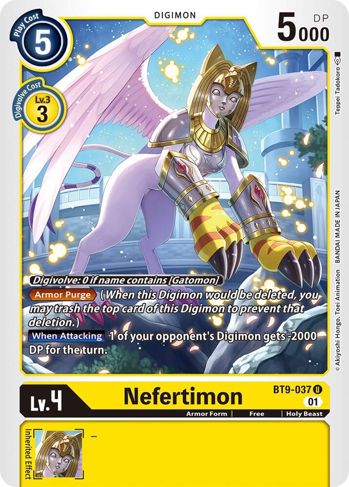 Nefertimon, X Record BT9-037 U