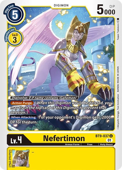 Nefertimon, X Record BT9-037 U