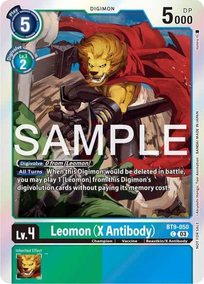 Leomon (X Antibody) (Winner Pack -Exceed Apocalypse-), X Record BT9-050 C
