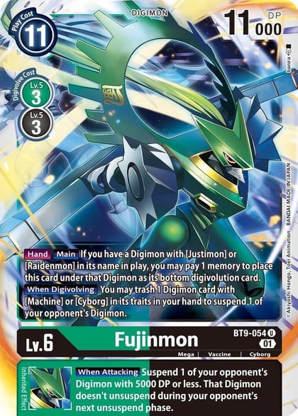 Fujinmon, X Record BT9-054 U