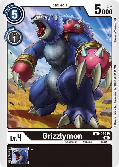Grizzlymon, X Record BT9-060 C