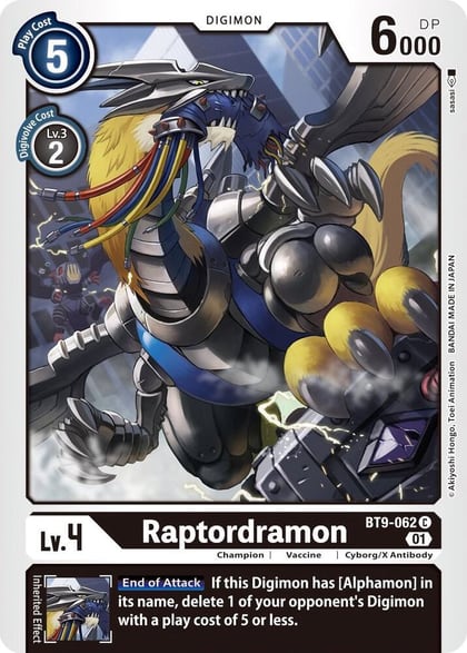 Raptordramon, X Record BT9-062 C