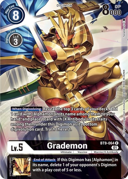 Grademon (Alternate Art), X Record BT9-064 R