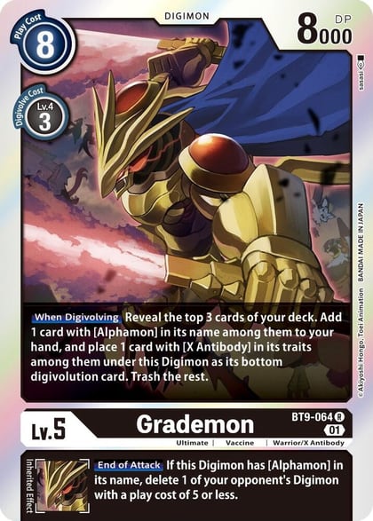 Grademon, X Record BT9-064 R