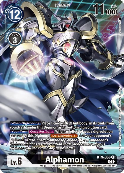 Alphamon (Alternate Art), X Record BT9-066 R