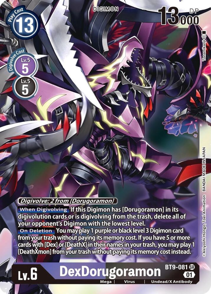 DexDorugoramon, X Record BT9-081 SR